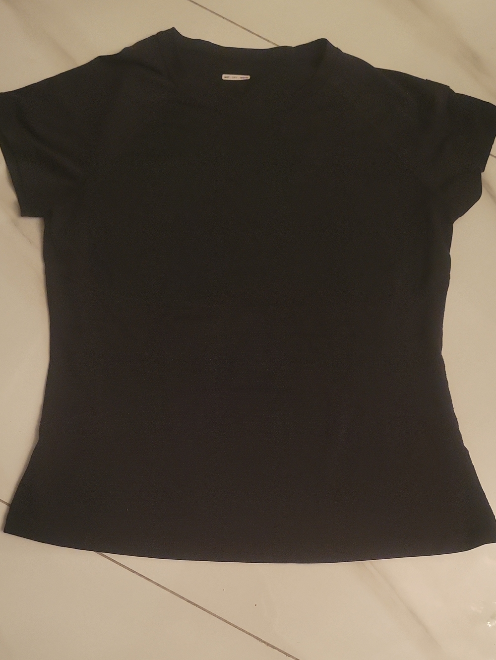 lululemon athletica Black Short Sleeve Crew Tee